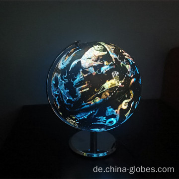 25cm Light Up Globe Lampe mit Sternbildern